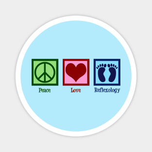 Peace Love Reflexology Magnet